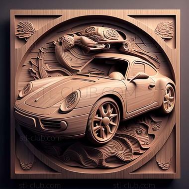 3D модель Porsche Carrera (STL)